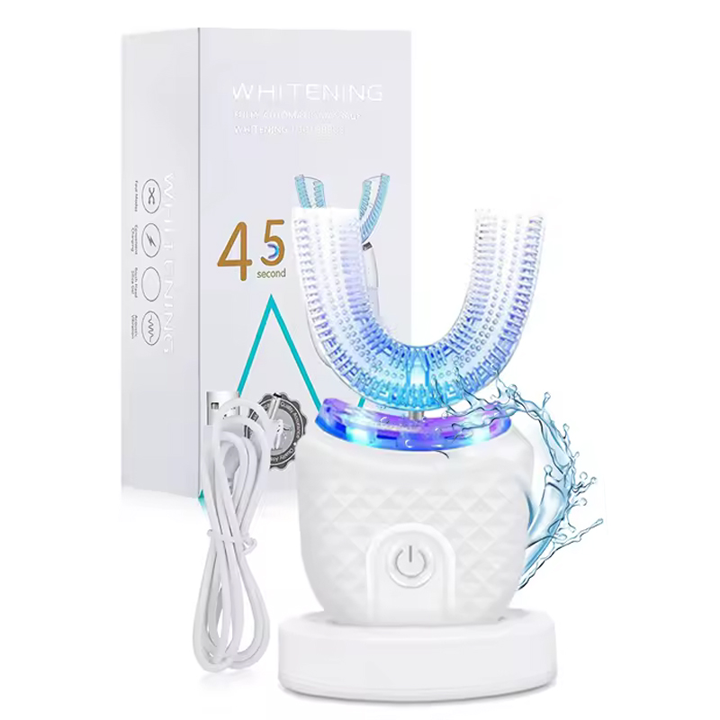 Teeth Whitening Light Kit - Dental Care U shape electric toothbrush