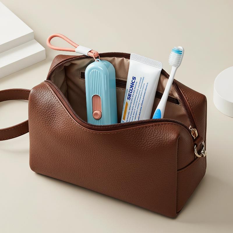 Dental Floss Picks - Dustproof Waterproof Automatic Dental Floss Pick