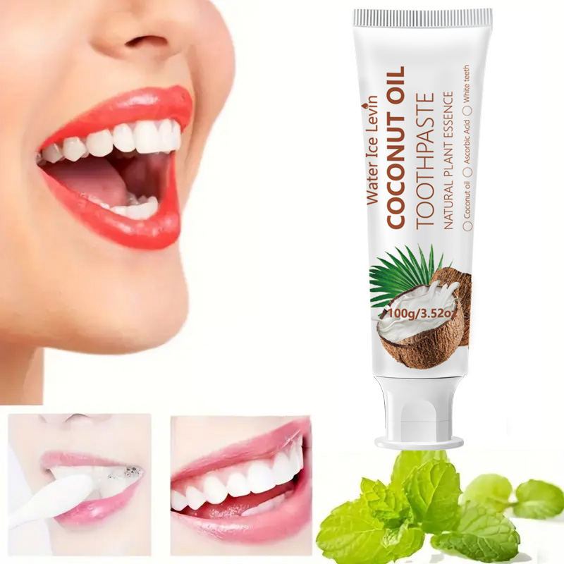 Teeth Whitening Naturally - Coconut Oil Toothpaste 100g Natural Plant