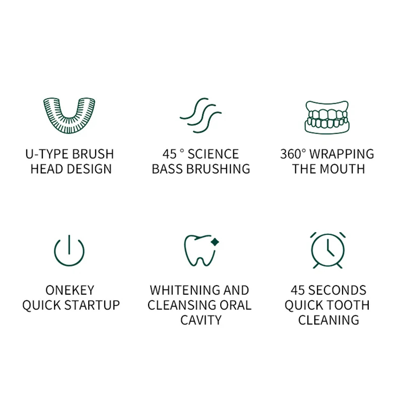 TOP NEW Portable U-Shaped Elec - Teeth Whitening Light Kit 评论和价格