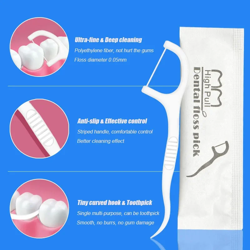 150pcs Dental Floss Flosser Pi - Dental Floss Picks 评论和价格
