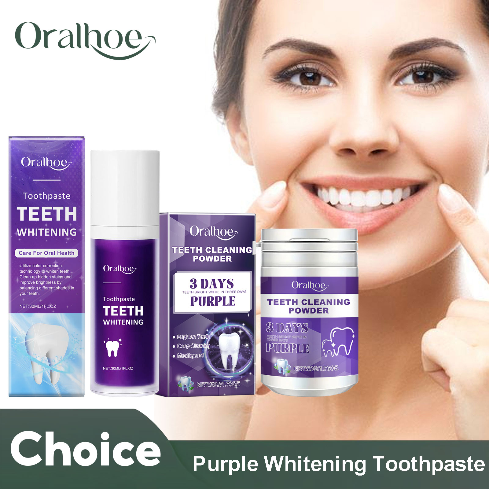 Purple Corrector Teeth Whiteni - Teeth Whitening Naturally 评论和价格