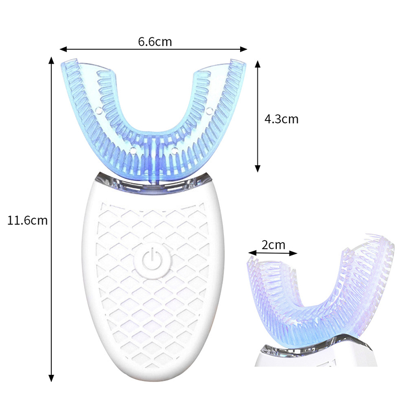 Soft Bristle U Shape Smart Tee - Teeth Whitening Light Kit 评论和价格