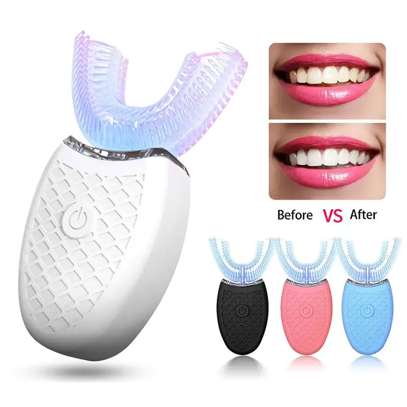 Soft Bristle U Shape Smart Tee - Teeth Whitening Light Kit 评论和价格