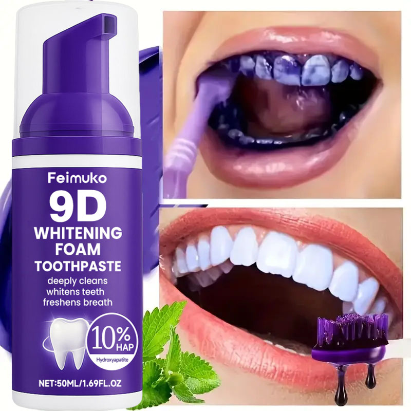 9D Purple Teeth Whitening Toot - Teeth Whitening Naturally 评论和价格