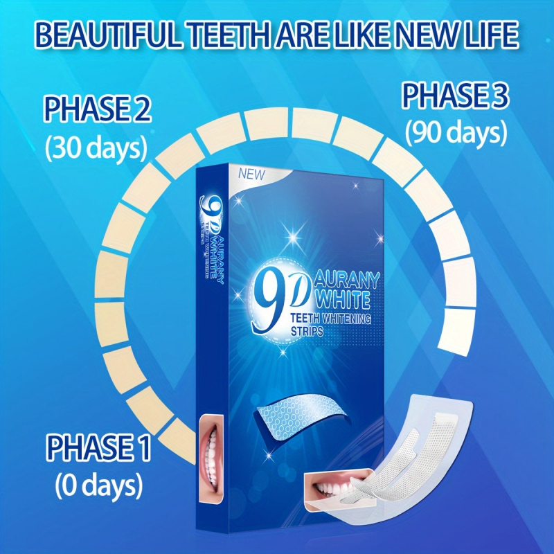 21 Pairs of 9D Aurany White Te - Teeth Whitening From Home 评论和价格