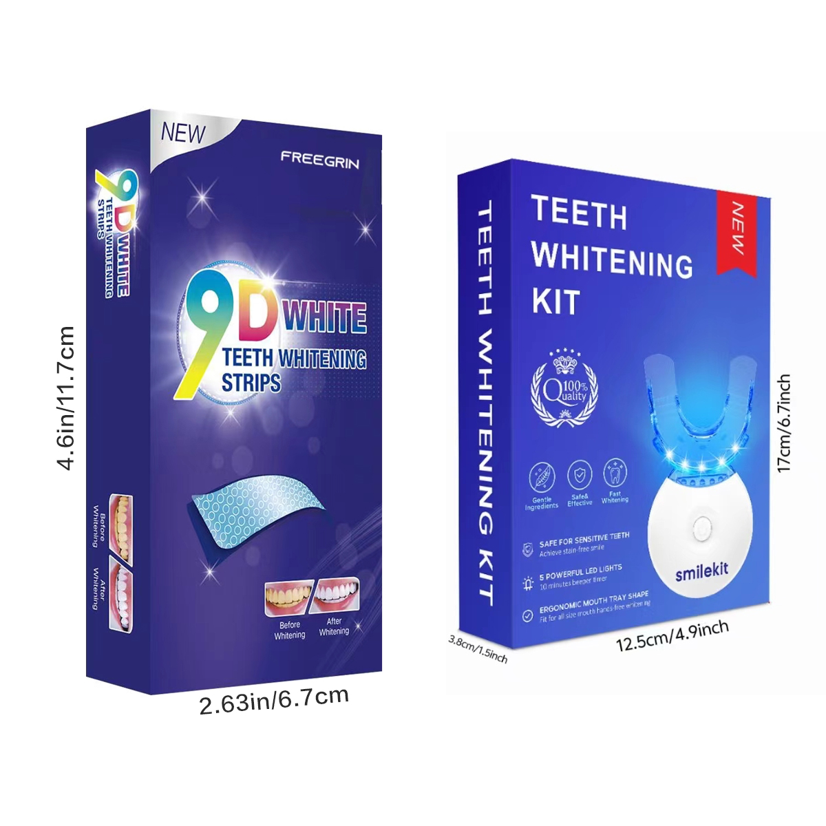 Teeth Whitening Kit - 5X LED L - Teeth Whitening From Home 评论和价格