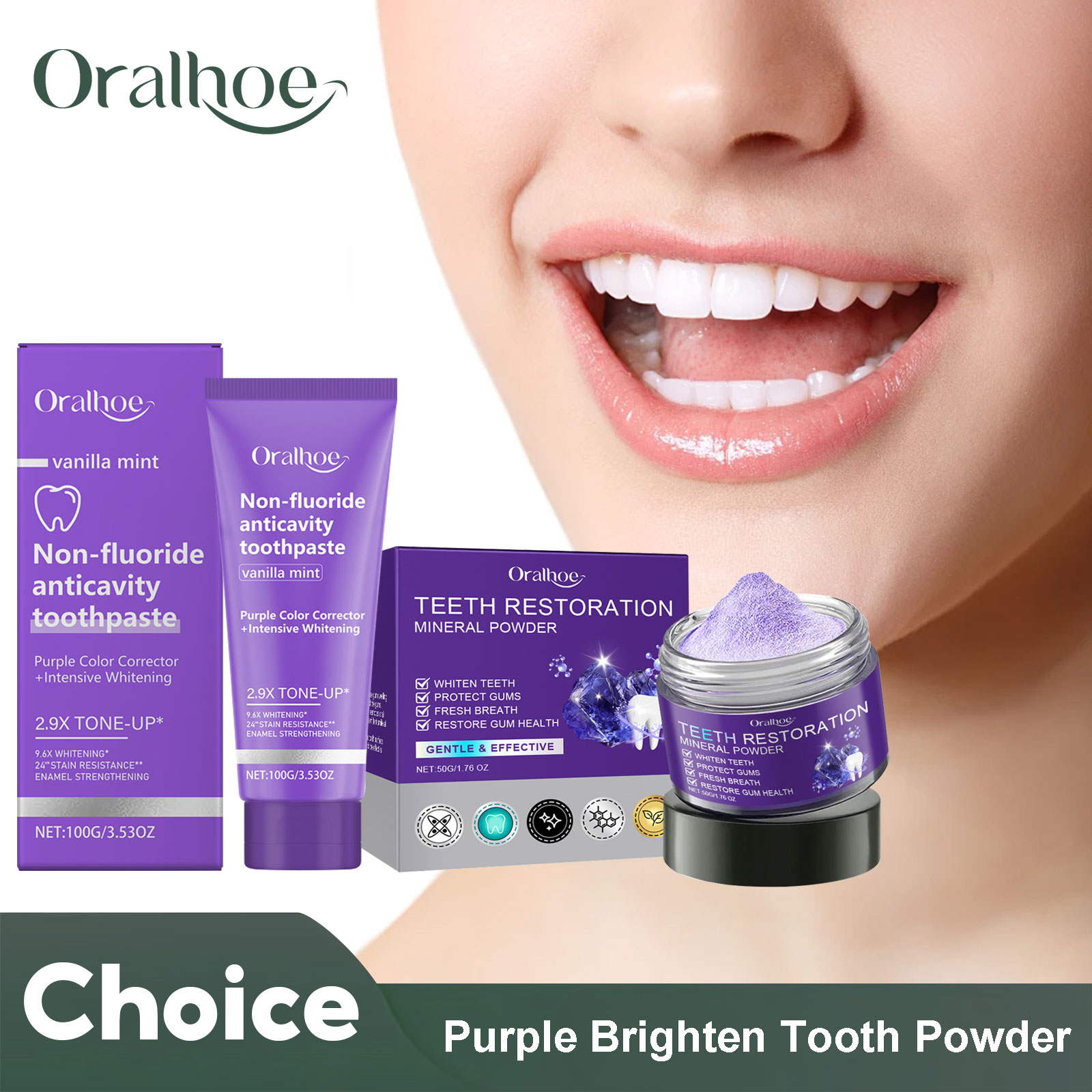 Teeth Restoration Mineral Powd - Teeth Whitening Naturally 评论和价格