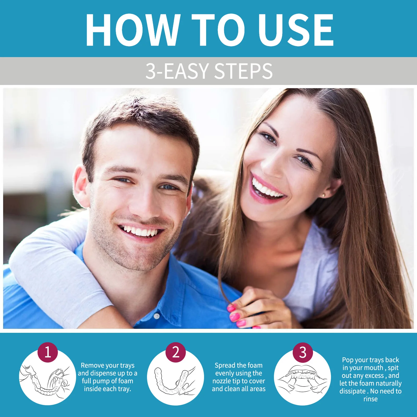 Aligner Denture Cleaner Foam D - Teeth Whitening Naturally 评论和价格