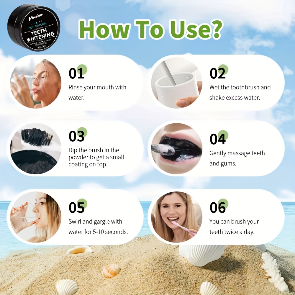 Vaclav activated charcoal teet - Teeth Whitening Filter 评论和价格