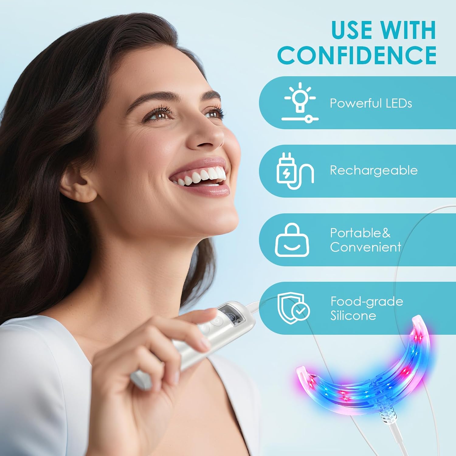 Teeth Whitening Accelerator 16 - Teeth Whitening Light Kit 评论和价格