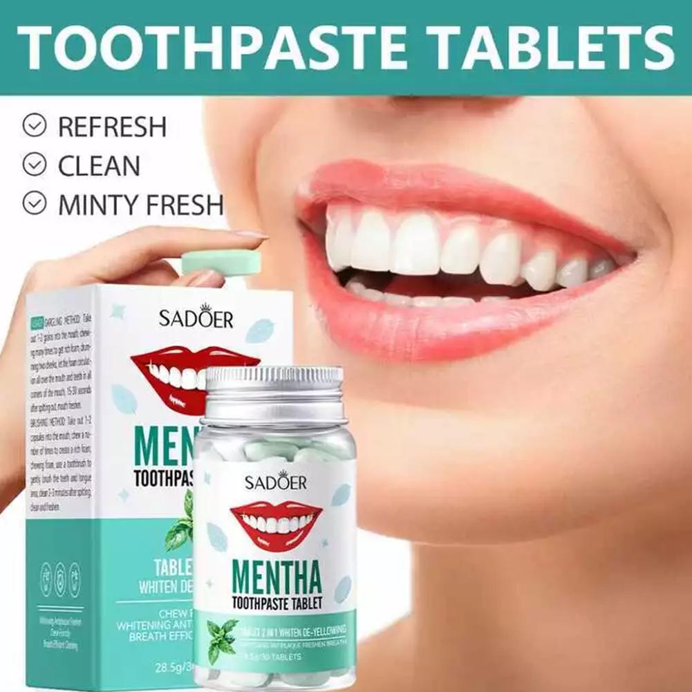 Mint Solid Toothpaste Tablets  - Teeth Whitening Filter 评论和价格