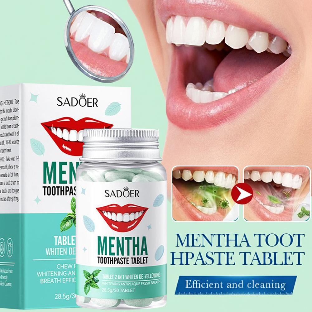 Mint Solid Toothpaste Tablets  - Teeth Whitening Filter 评论和价格