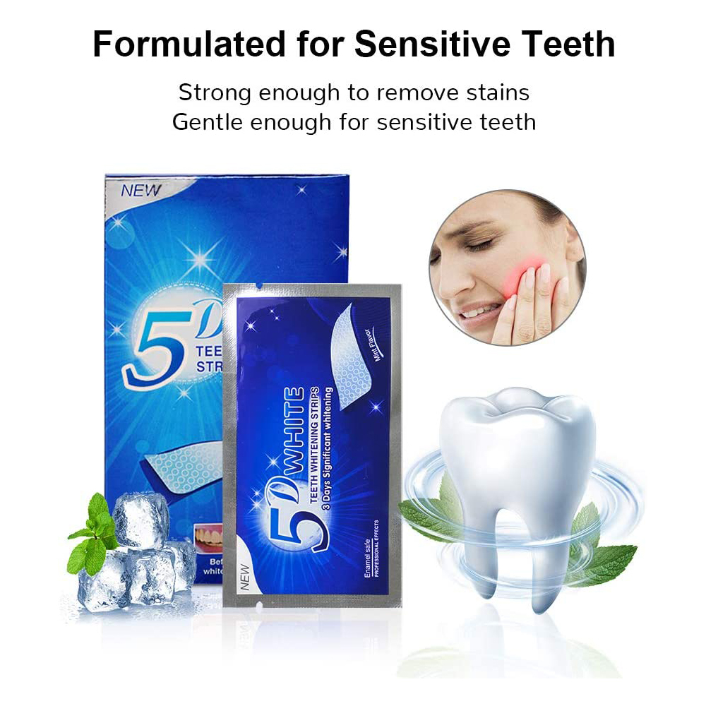 5D White Teeth Whitening Strip - Teeth Whitening From Home 评论和价格