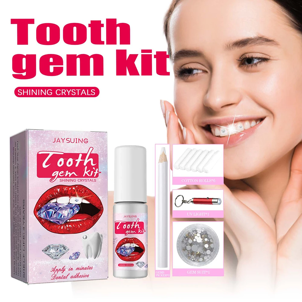 DIY Tooth Gems Kit with Crysta - Teeth Whitening From Home 评论和价格
