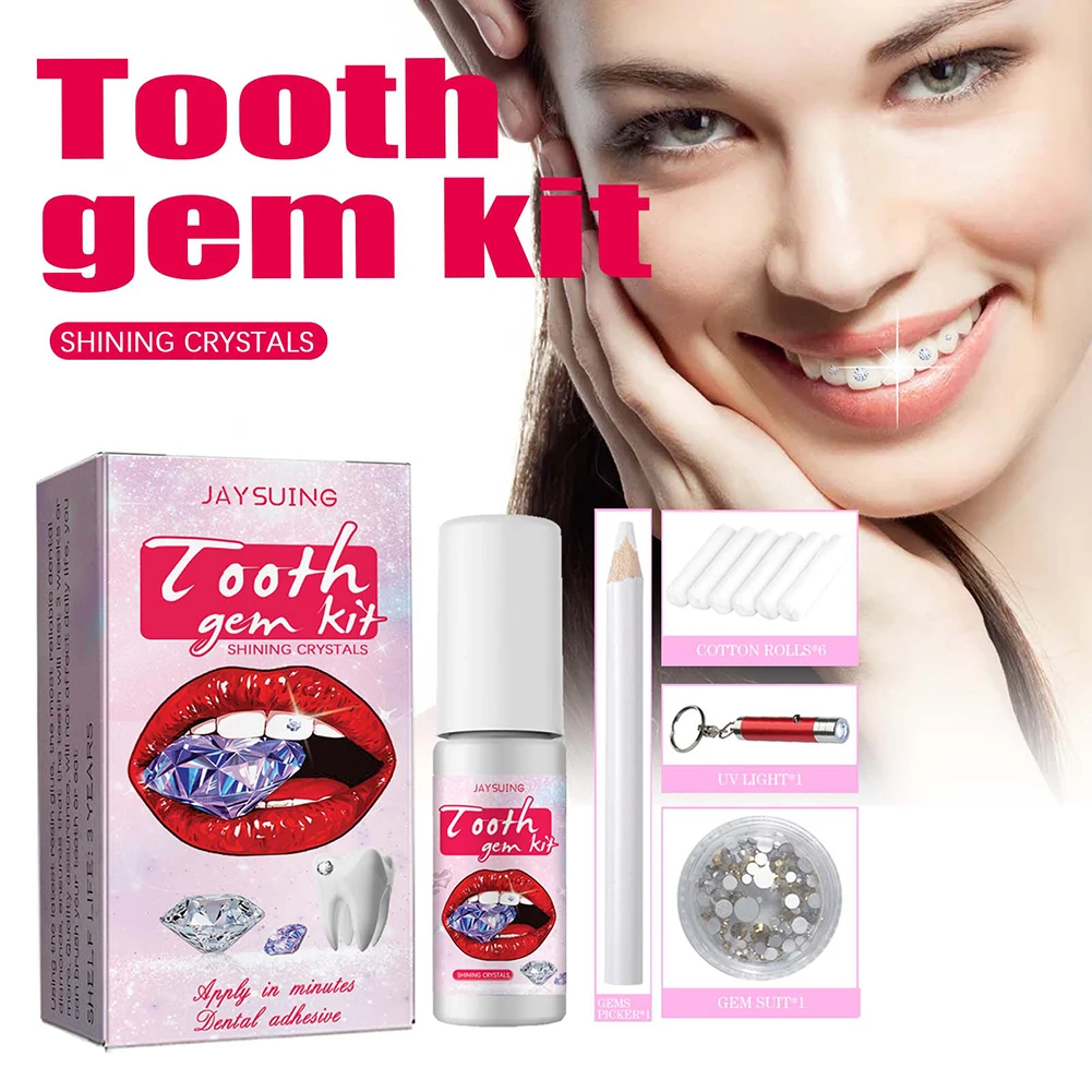 DIY Tooth Gems Kit with Crysta - Teeth Whitening From Home 评论和价格