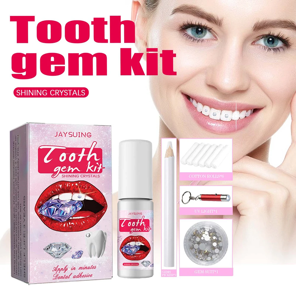 DIY Tooth Gems Kit with Crysta - Teeth Whitening From Home 评论和价格