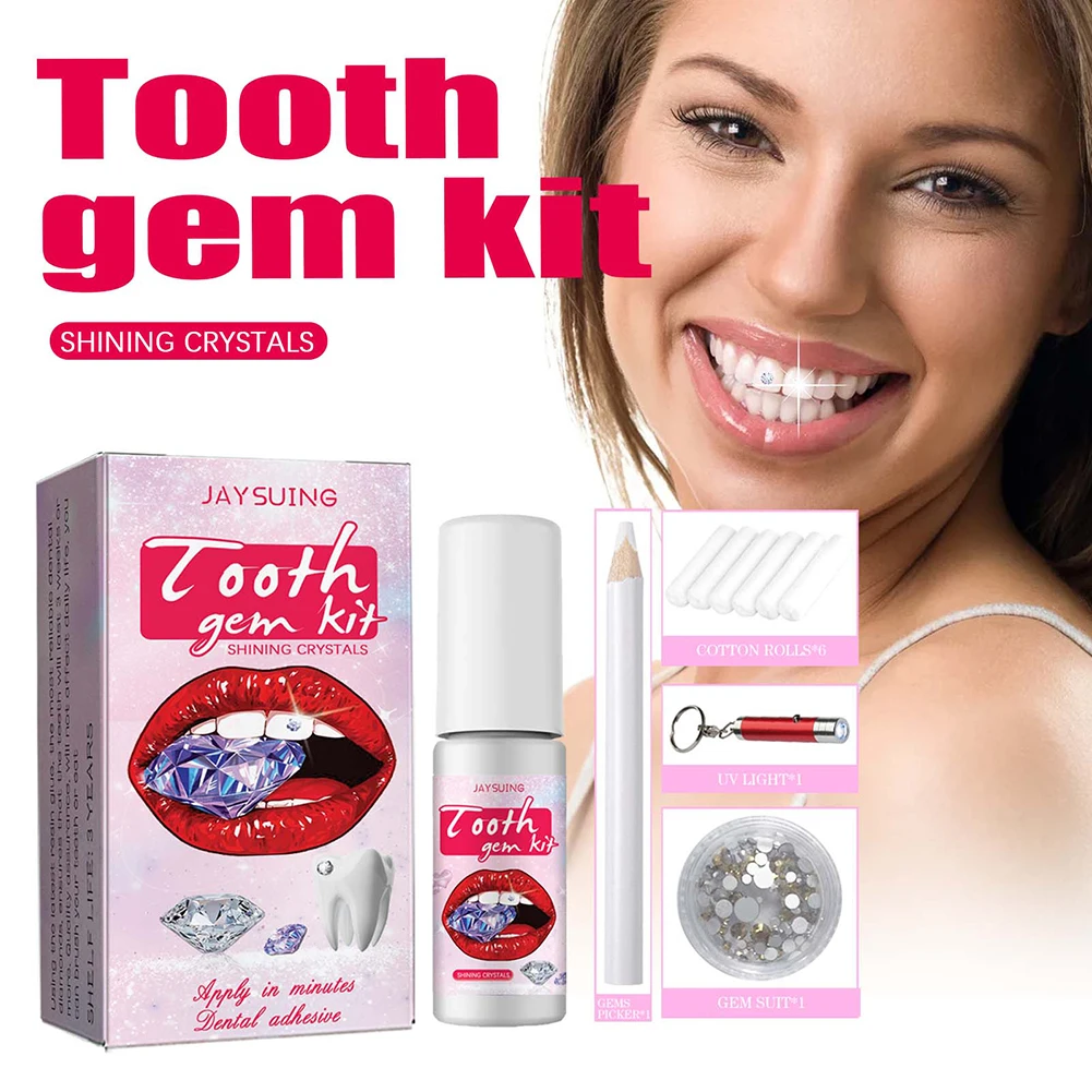DIY Tooth Gems Kit with Crysta - Teeth Whitening From Home 评论和价格