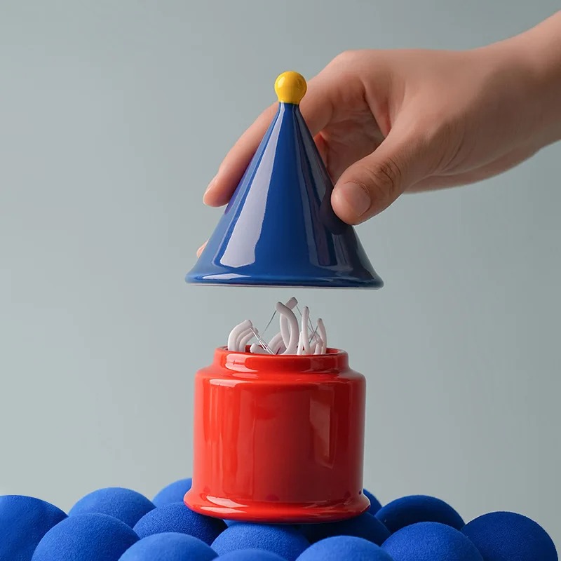 Ceramic Toothpick Holder Dopam - Dental Floss Picks 评论和价格